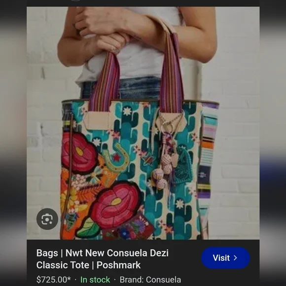 Consuela Dezi Tote & Matching Rosita Zip-around Wallet EXCELLENT USED CONDITION - Picture 10 of 10